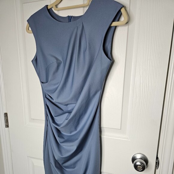 RINASCIMENTO Dress in blue grey color Size S Made in Italy - Picture 3 of 15